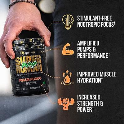 GNC Alpha Lion Superhuman Pump Stim-Free Pump Pre-Workout