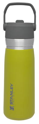 Liberty 20 oz. Flat White Insulated Stainless Steel Water Bottle with D-Ring Lid