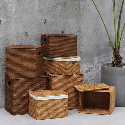Rattan Woven Sundries Toy Clothing Storage Basket, Big Box, Bright Home  Decor, Housewarming Gift - Yahoo Shopping