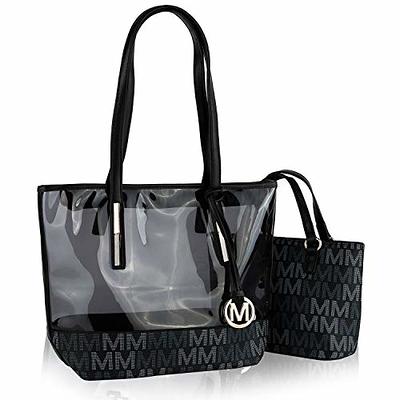 2 Pcs/set Luxury Tote Bag For Women Pu Leather Large Capacity