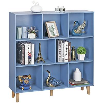  MIN WIN 3 Tier Tall Bookcase with Table, Home Office