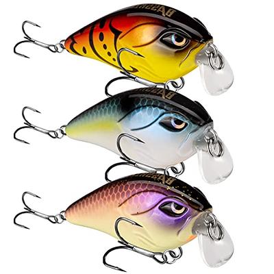  Bass Fishing Lures Square Bill Floating Swimbait