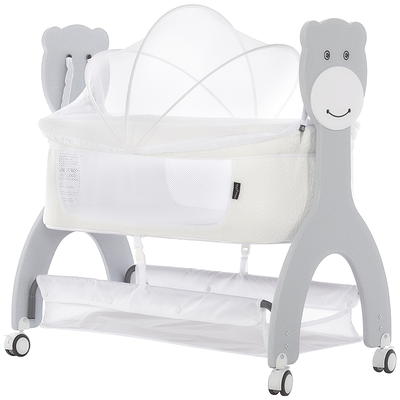 Dream on Me Cub Portable Bassinet in White, Multi-Use Baby