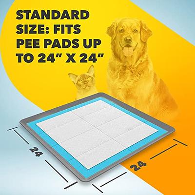 Pawise Pee Pad Holder for Puppy Pads, Dog Pad Holder, Pee Pad Tray for  Training Pads,Puppy Pad Holder (19.2x14)