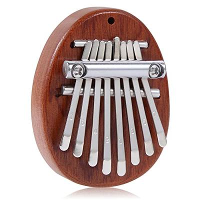 HoozGee Kalimba Mini Thumb Piano 8 Keys Marimbas Portable Wooden