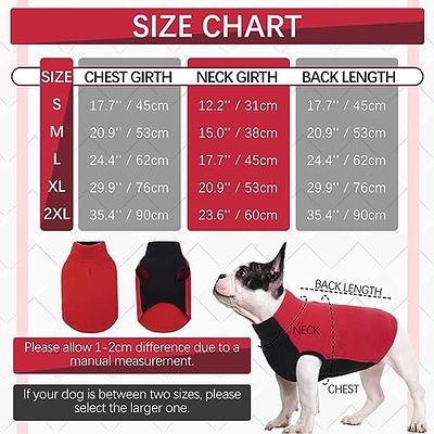 Kuoser Stretch Dog Fleece Vest, Soft Classic Plaid Basic Dog Sweater for,  Pink