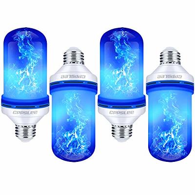 Hompavo 【Upgraded】 LED Flame Light Bulbs, 4 Modes Flickering