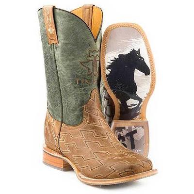 Tin Haul Mens Boots - Horse Power With Ride Fast Sole - Yahoo Shopping