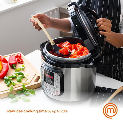  MasterChef 13-in-1 Pressure Cooker- 6 QT Electric