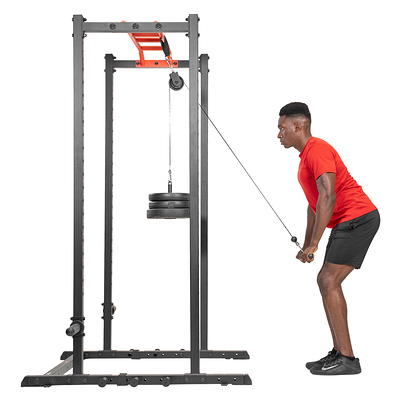 Sunny Health & Fitness Lat Pull Down Attachment for Power Rack Cages -  Exercise Equipment for Home, Gym Set, SF-XFA006 - Yahoo Shopping