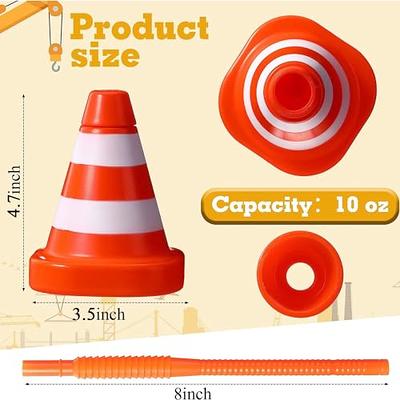 Sawysine Construction Cone Cups with Straws Bulk, Traffic Cones Party Favor  Cups 10 oz Plastic Reusable Kids Race Cups Set for Construction Traffic  Theme Racing Car Birthday Party Supplies(24 Pack) - Yahoo Shopping