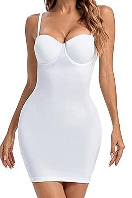 Coucoland White Body Suits Women - Body Shaper for Women Under Dress Full  Slip for Women Night Wear - Yahoo Shopping