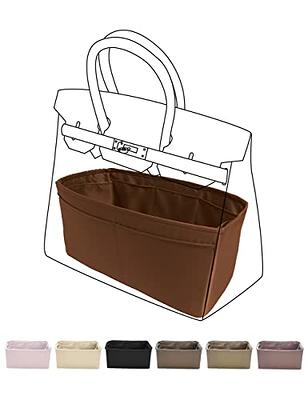 DGAZ Purse Organizer Silky Smooth,Silk,Luxury Handbag Tote in Bag