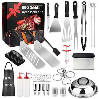 KEPDTAI BBQ Grill Accessories Kit, 36Pcs Extra Thick Stainless Steel Barbeque  Tools, Grilling Accessories for Outdoor Grill, Camping Grill Utensils Set  with Aluminum Case, Grilling Gifts for Men Women - Yahoo Shopping