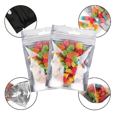 Green Nexus 100 Pack Smell Proof Odorless Bags- 3.6x5 Inch Resealable Mylar  Bags with Clear Window Flat Ziplock and Hanging Hole Bag (Black) - Yahoo  Shopping