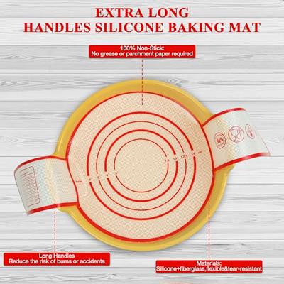 Silicone Baking Mat Fibreglass Non-stick Reusable Oven Sheet 