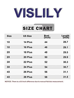 VISLILY Women's-Plus-Size-Tops Summer Lace Tee Shirts Short Sleeve Tunics  Flowy Pleated Blouses XL-4XL