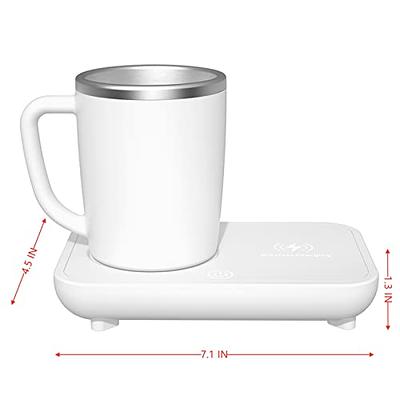 WHSLILR 3 in 1 Coffee Mug Warmer Cooler with Wireless Charger