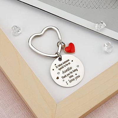 Aunt Gift Auntie Keychain Gift for Special Aunt Aunty Birthday Gift from  Nephew Niece If Aunts were Boogers We'd Pick You First - AliExpress