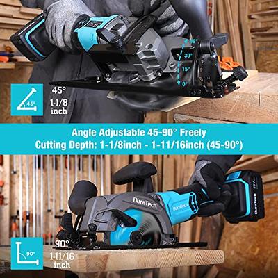 4-1/2 inch Cordless Circular Saw, 20V Mini Circular Saw Cordless