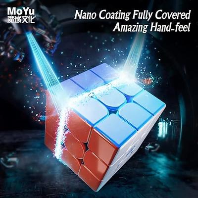 MoYu RS3M V5 Maglev Ball-Core Magic Cloth Version Magic Cube 3x3  Stickerless UV Cube Kid Toys 
