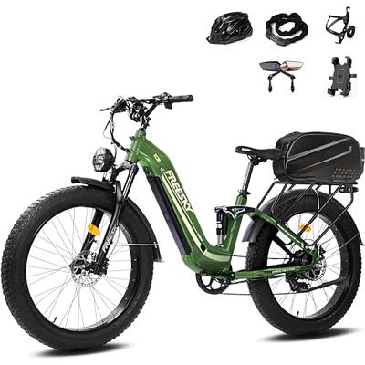 TotGuard Bicicleta eléctrica, bicicleta eléctrica de 27.5 pulgadas para  adultos, 500 W, Ebike 21.6 MPH, bicicleta eléctrica de montaña eléctrica