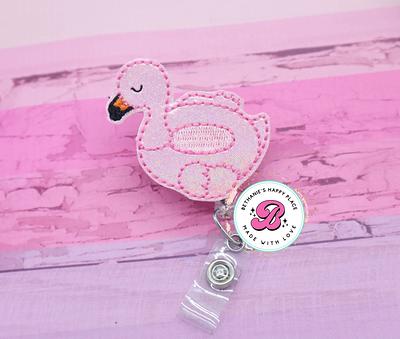 Retractable Floating Keychain With Badge Reel, ID Badge Lanyard