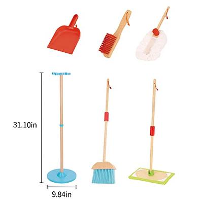 Broom, Mop, Duster, Dust Pan - Housekeeping Set, without Stand