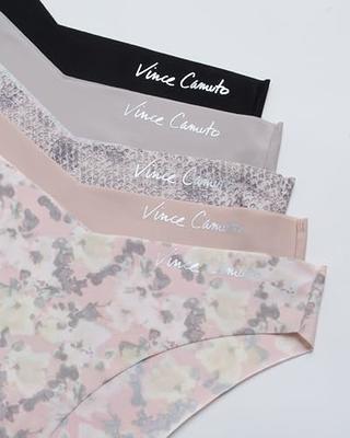 7 Vince Camuto Floral Stripes Peacock Solids No Show Thongs Panties Wm's  NWT $84