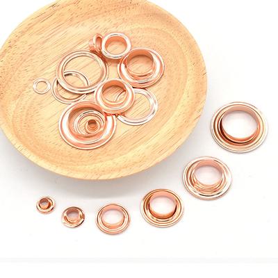 Metal Eyelets With Washers - Rose Gold Grommet 6 Size Round Sewing Purse  Accessories Shoes Bag Making 50Pcs - Yahoo Shopping
