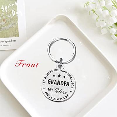 Jzxwan Grandpa Keychain from Grandson, Best Grandpa Gifts for Men,  Personalized Grandfather Birthday Key chain, Grandpa Appreciation Gifts  Ideas, Grandpa Fathers Day Stuff from Grandson, Christmas - Yahoo Shopping