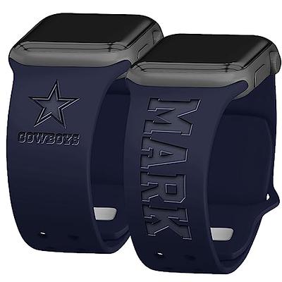 Gametime Dallas Cowboys Leather Band fits Apple Watch (38/40mm S/M