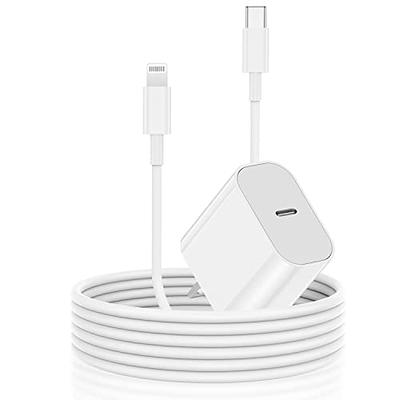 Apple MFi Certified 20W Fast Charger for iPhone 13, 12, 11, XR, X, iPad Pro  - Rapid Charging Plug with Lightning Cable