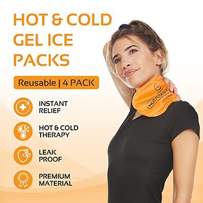  Reusable Hot And Cold Gel Ice Packs For Injuries Cold  Compress