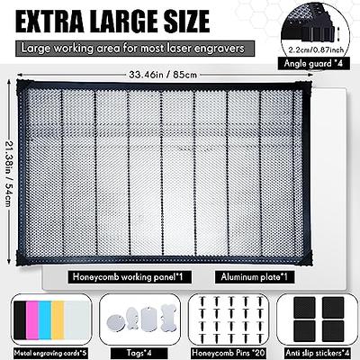 GSD Honeycomb Laser Bed with Aluminum Plate, 19.7 x 19.7 x 0.87inch  Honeycomb Working Panel