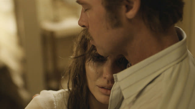Angelina Jolie Crying in Brad Pitt's Arms In New 'By the Sea' Still