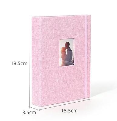 Popotop Photo Album 4x6 200 Pockets,Linen Hardcover Picture Albums for  Family Wedding Anniversary Baby Vacation Pictures