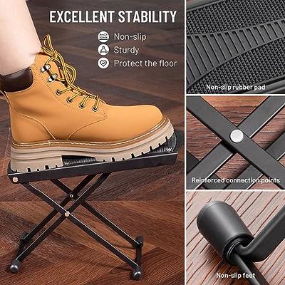 CAHAYA Guitar Foot Stool 6 Position Height Guitar Foot Rest Folding Extra  Stable Foot Rest Stool with Rubber Feet and Non-Slip Rubber Pad for  Classical Guitar Player CY0337 - Yahoo Shopping