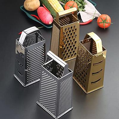 4 Sided Stainless Steel Box Grater with Storage Box