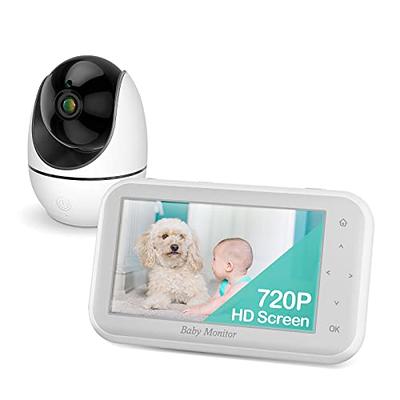 JUAN Baby Monitor, 3.2 IPS Screen Video Baby Monitor with 2 Cameras and  Audio, Remote Pan/Tilt/Zoom, Power Saving/Vox, 1000ft, Auto Night Vision