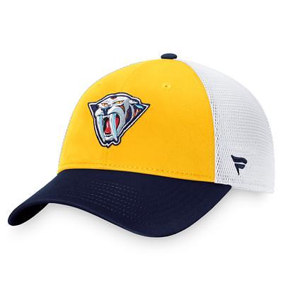 Men's Tennessee Titans Fanatics Branded Black/White Fundamental Trucker  Unstructured Adjustable Hat