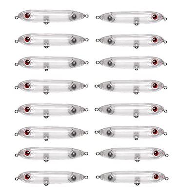 Lure Blanks Crankbaits,20PCS Crankbait Blanks Unpainted Fishing Lures with  3D Fishing Eyes,Walleye Trout Bass Fishing Topwater Lures Blank Hard  Lures,3.54in,0.35oz - Yahoo Shopping