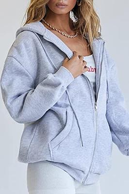 Trendy Queen Womens Hoodies Winter Clothes 2023 Fashion Sweater Oversized  Sweatshirt Zip up Fleece Jackets Long Sleeve Comfy Teen Girls Trendy Cute  Y2K Clothing Grey - Yahoo Shopping