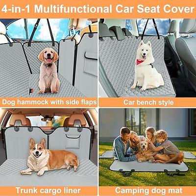 Rose Gold Back Seat Cover Dog Hammock Car Truck SUV Pet Seat Cover