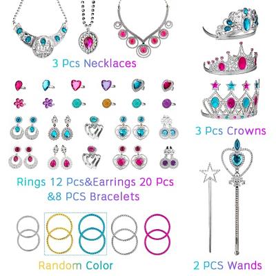 BB-GG, BGSHEMNI 8 Pcs Girls Necklaces and Bracelets Set