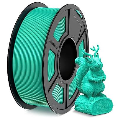 SUNLU Silk PLA+ 3D Printer Filament,1.75mm,Dimensional Accuracy +/- 0.02  mm,1kg(2.2LBS)/ Spool,Silver 