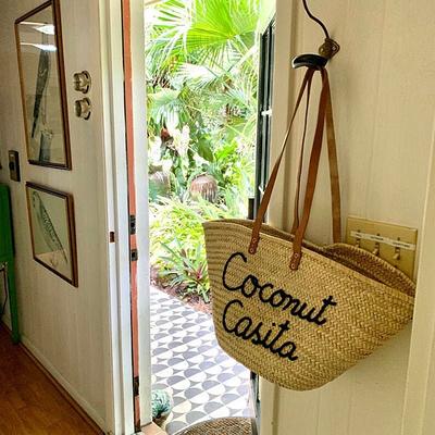 Personalized basket, customized beach bag, Bridal Party, wedding