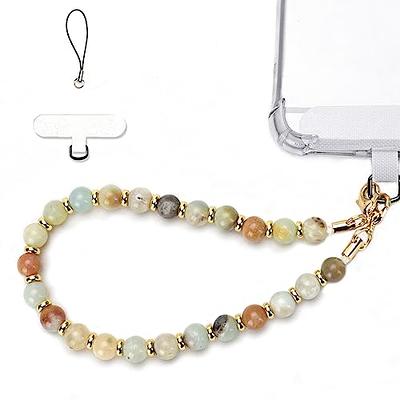 VICHUNHO Marble Beaded Phone Wrist Strap, Cellphone Lanyard with Tether  Tab, Hands-Free Wristlet Bracelet - Yahoo Shopping