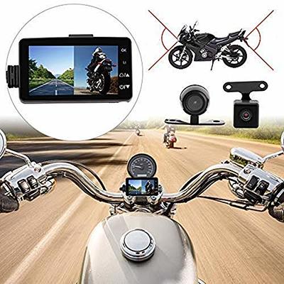MASO Motorcycle Dash Cam Front and Rear Motorbike Camera