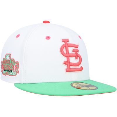 New Era Men's Sky Blue, Cilantro St. Louis Cardinals 1982 World Series 59FIFTY Fitted Hat - Sky Blue, Cilantro